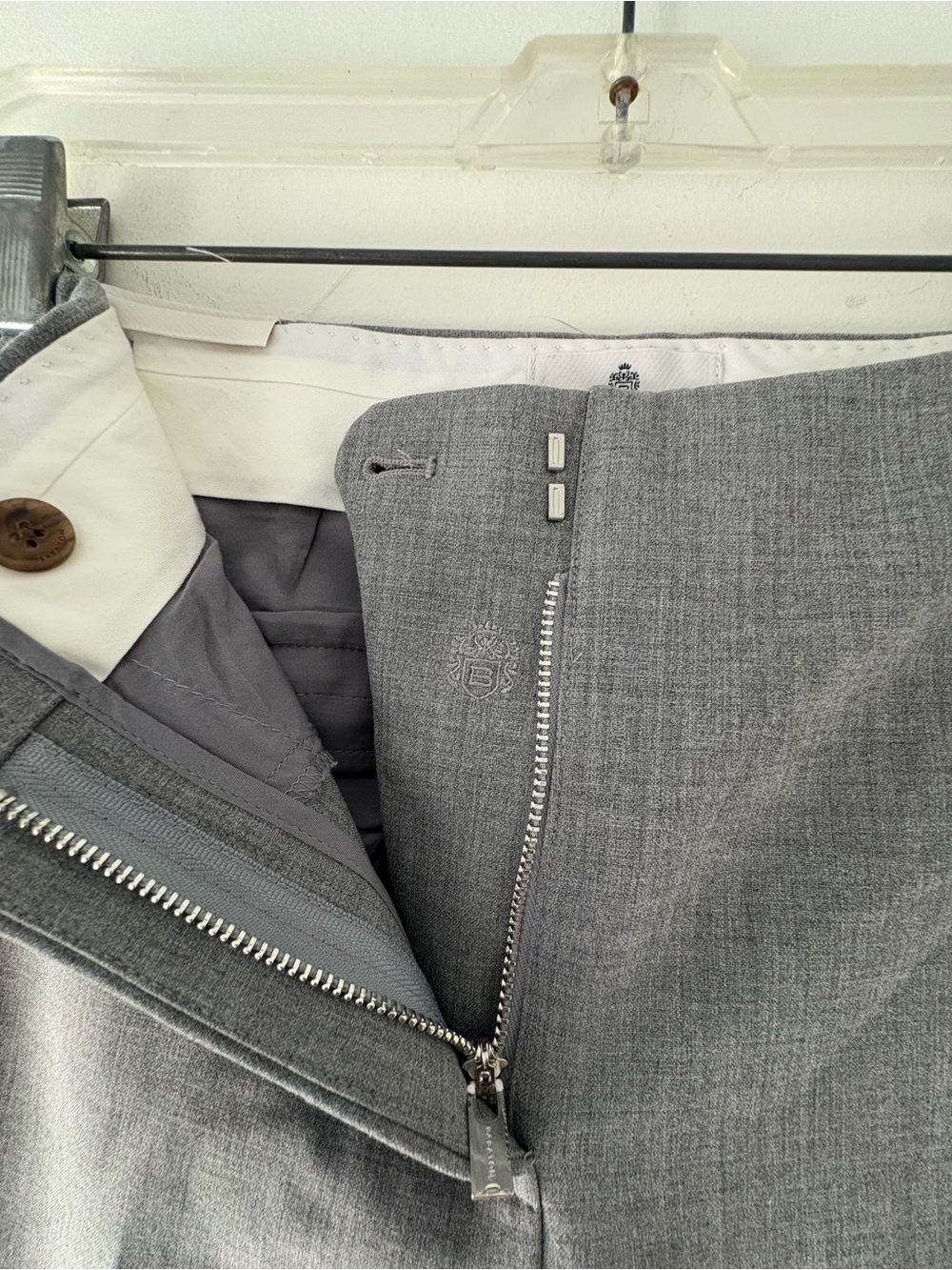 Aritzia Babaton Markova Pant Grey Melange Regular Size 4 business casual - Picture 7 of 15